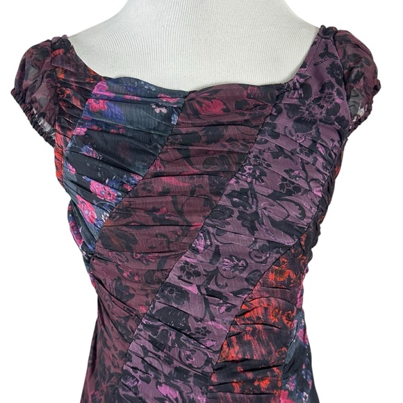 Free People Witchy Grunge Patchwork Asymmetrical Heart To Heart Midi Dress 0 XS - Picture 9 of 17